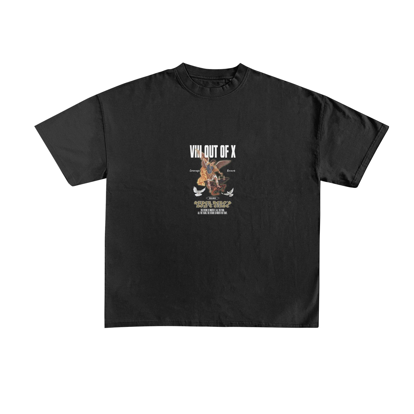 *PRE-ORDER* VIII Out Of X "Super Heroes" T-Shirt (Black)