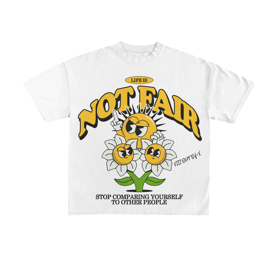 *PRE-ORDER* VIII Out Of X "Life Is Not Fair" T-Shirt (White)