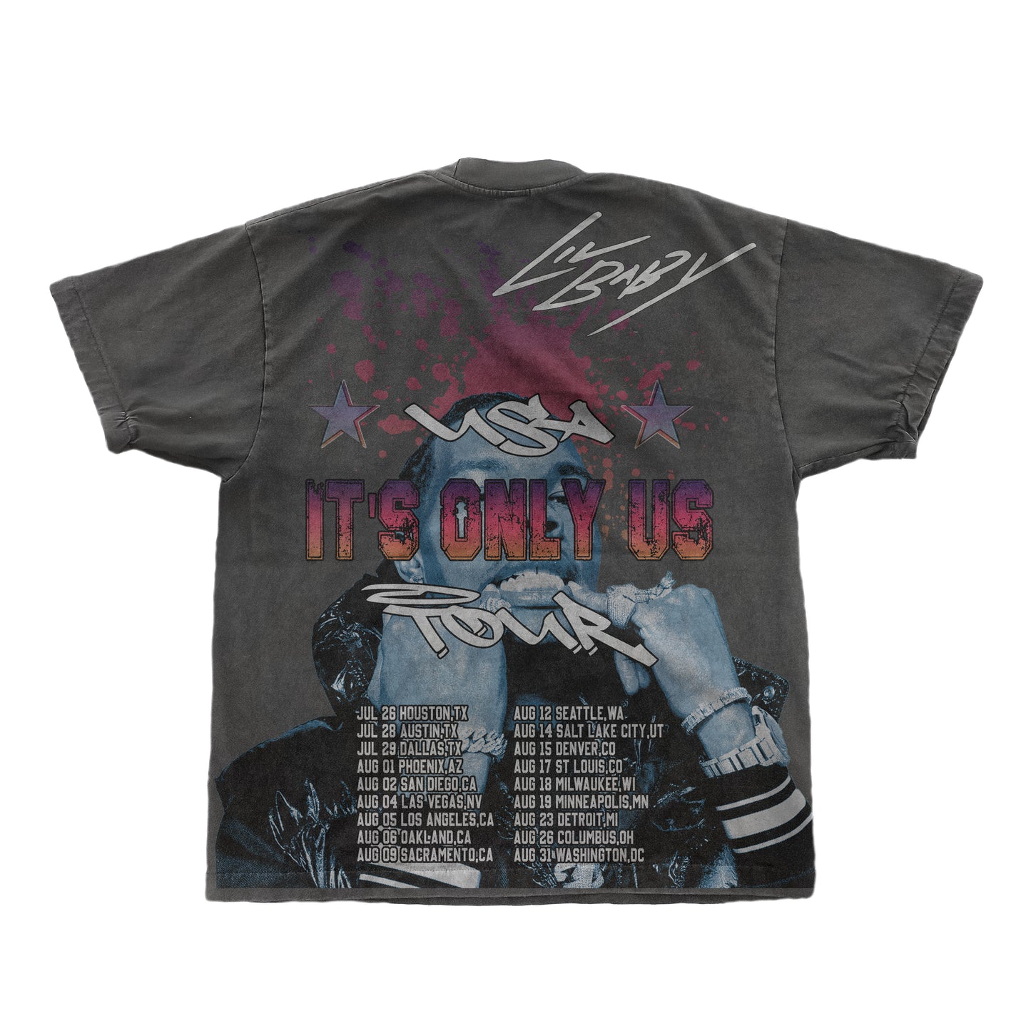 *PRE-ORDER* VIII Out Of X “Only Us Tour” T-Shirt (Grey)