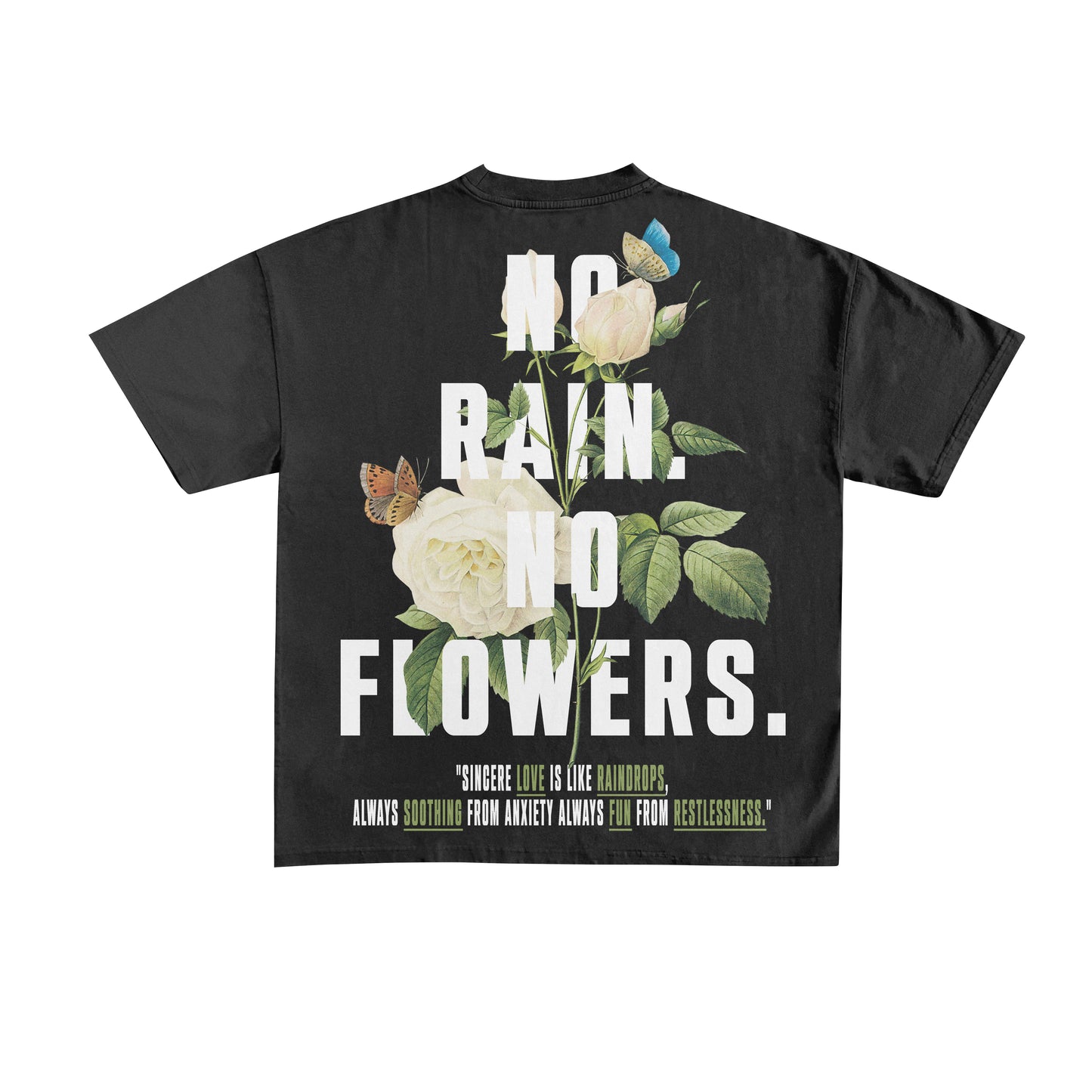 *PRE-ORDER* VIII Out Of X "No Rain No Flowers" T-Shirt (Black)