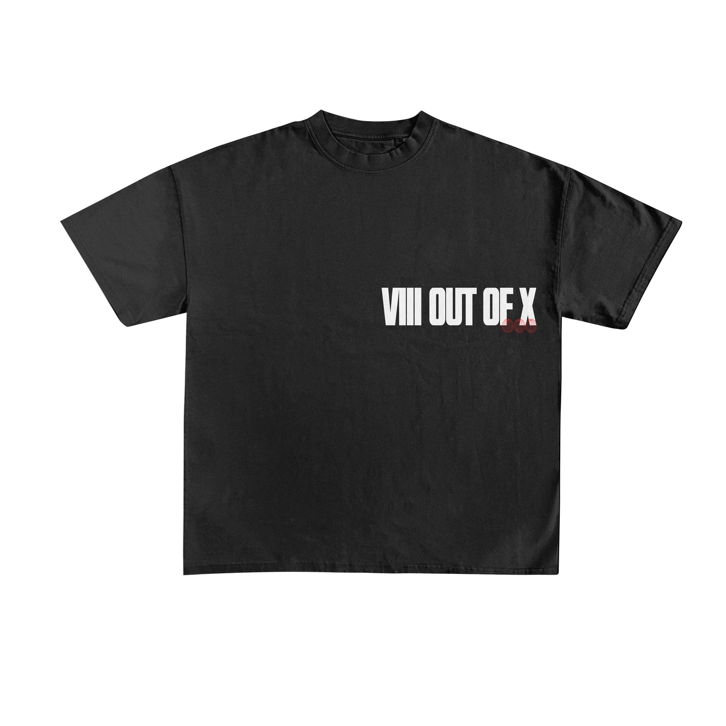 *PRE-ORDER* VIII Out Of X "Signature Logo" T-Shirt (Black)