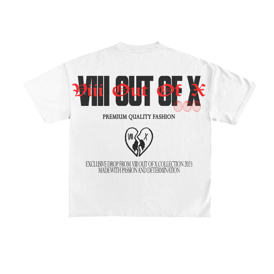 *PRE-ORDER* VIII Out Of X "Signature Logo" T-Shirt (White)
