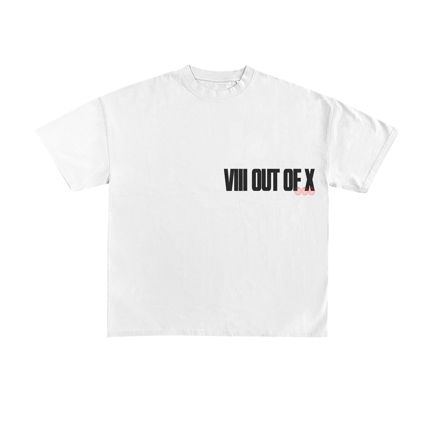 *PRE-ORDER* VIII Out Of X "Signature Logo" T-Shirt (White)